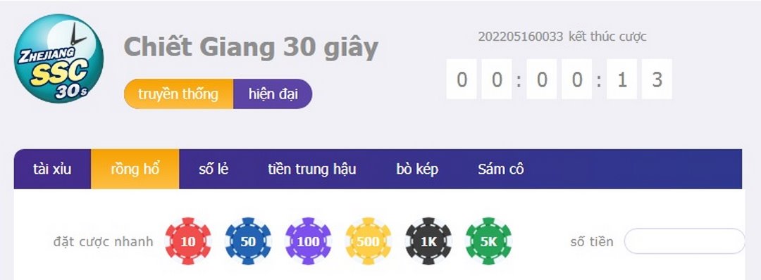 Game Lotto Bet Chiết Giang 30s