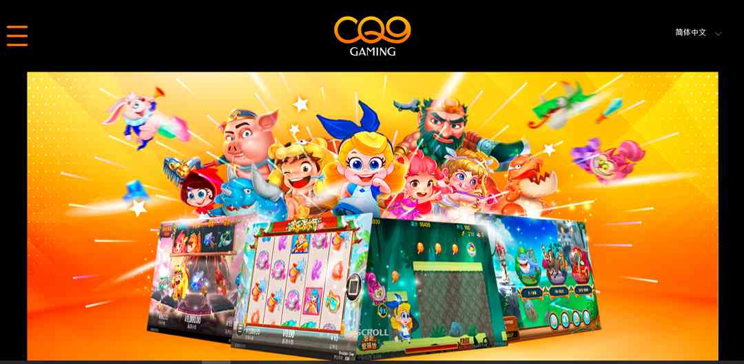 Giao diện chính thức của CQ9 Gaming